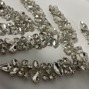 Silver wedding hair accessories only worn once